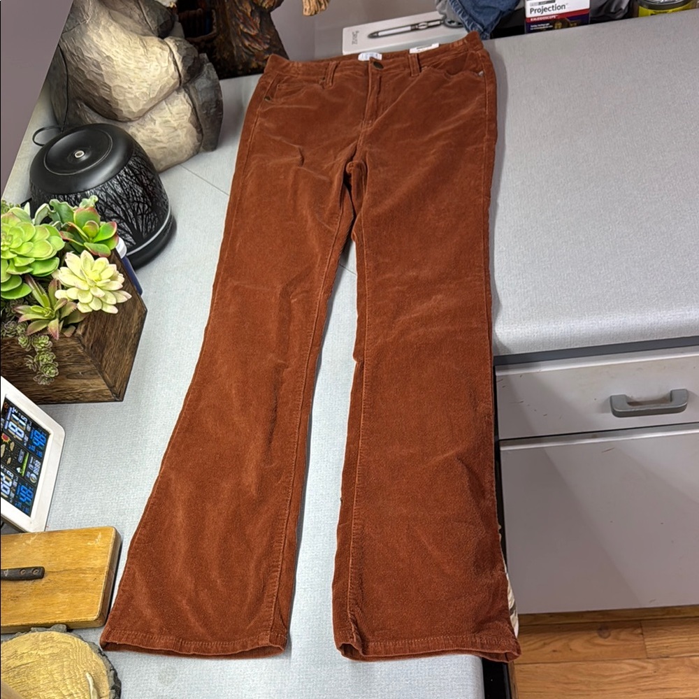 Time and Tru Brown Boot Cut Corduroy Pants
